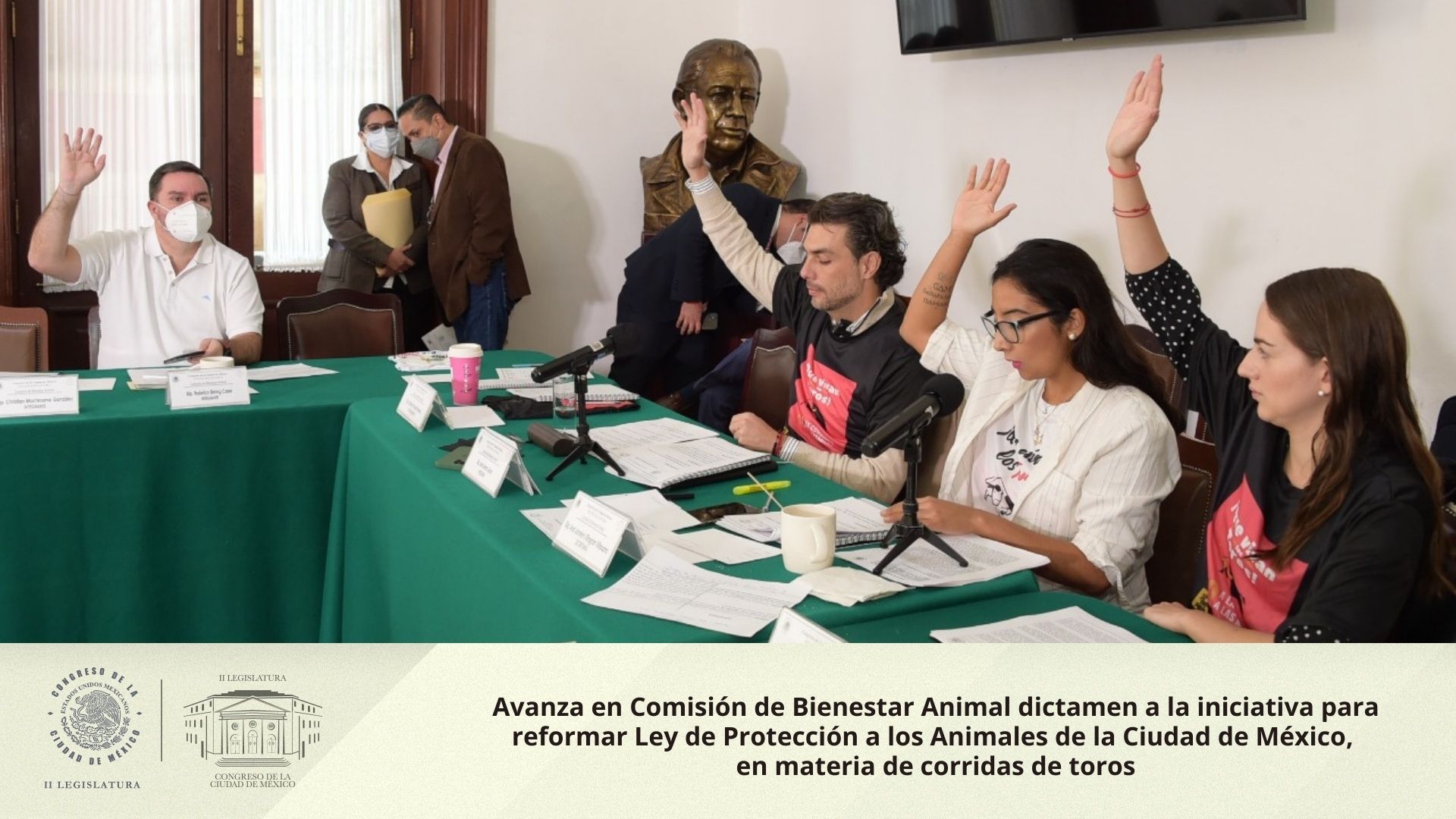 Avanza en Comisión de Bienestar Animal dictamen a la iniciativa para reformar Ley de Protección a los Animales de la Ciudad de México, en materia de corridas de toros