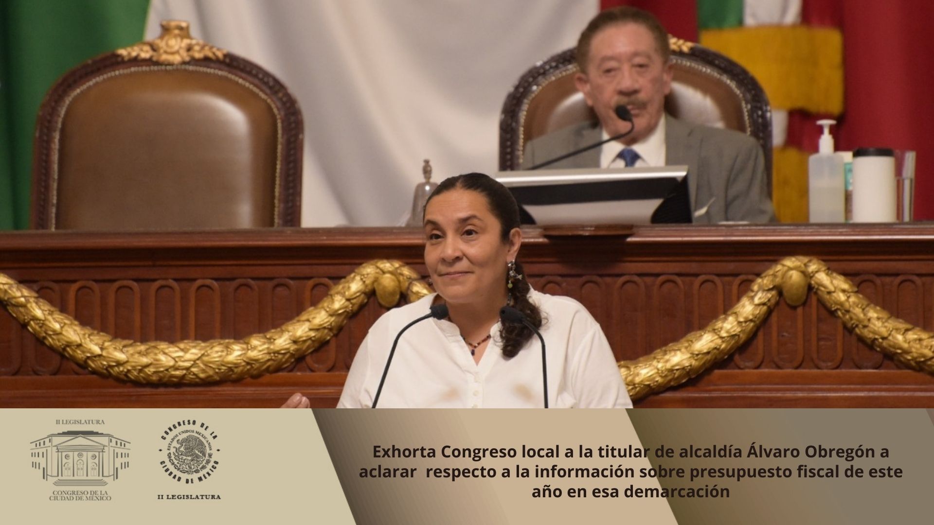 Exhorta Congreso local a la titular de alcaldía Álvaro Obregón a aclarar   respecto a la información sobre presupuesto fiscal de este año en esa demarcación