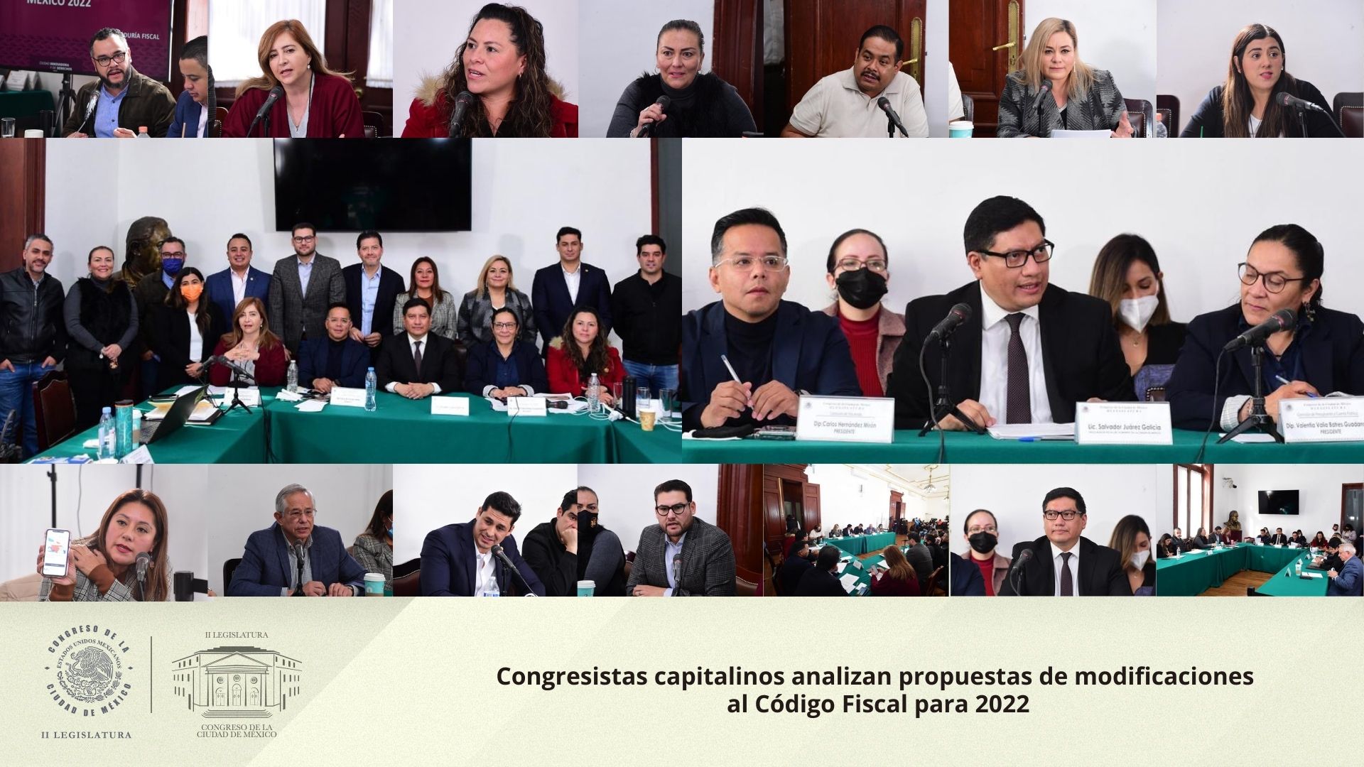 Congresistas capitalinos analizan propuestas de modificaciones al Código Fiscal para 2022