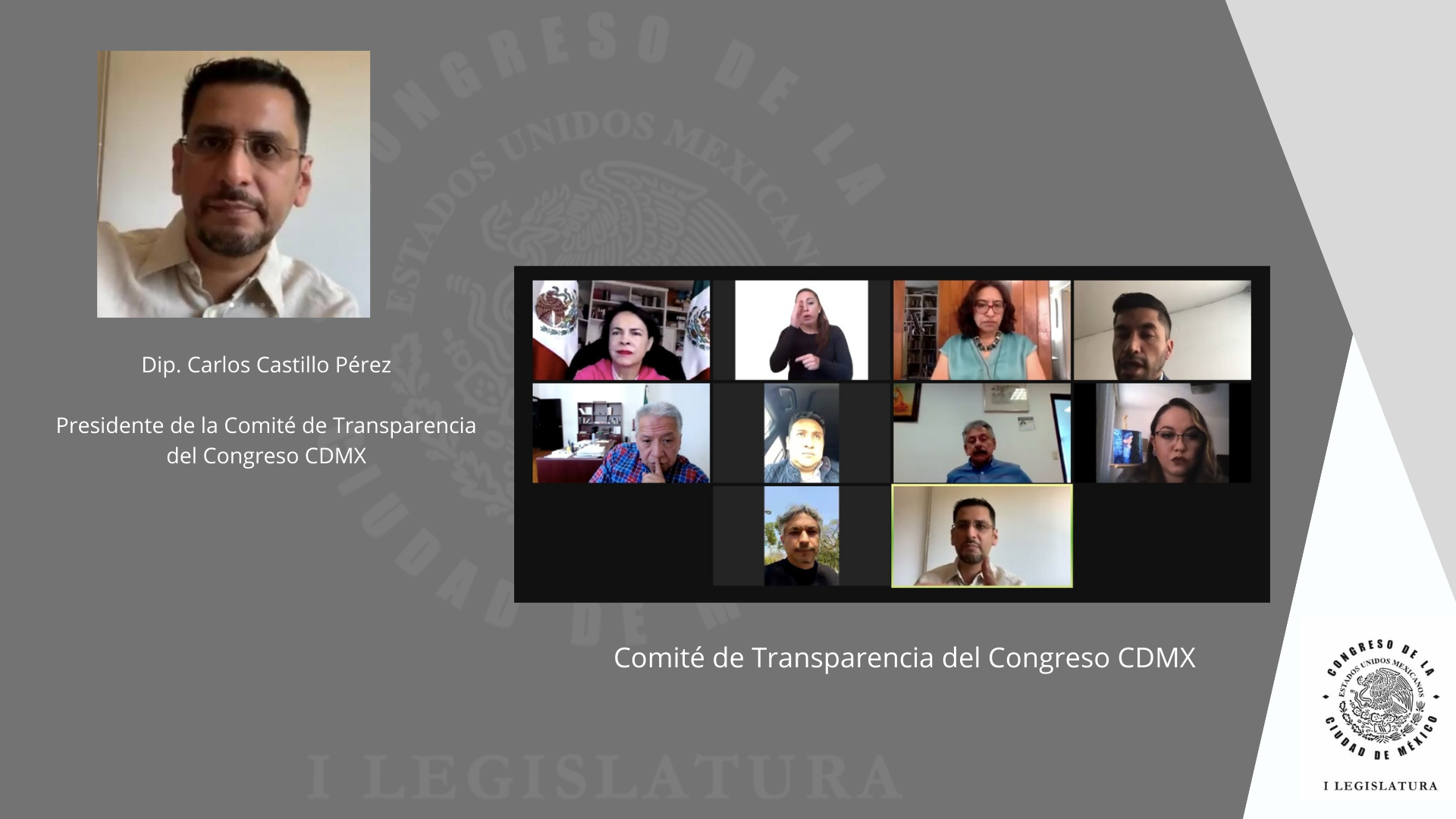 Capacitará Congreso CDMX a su personal en materia de transparencia, parlamento abierto y protección de datos personales